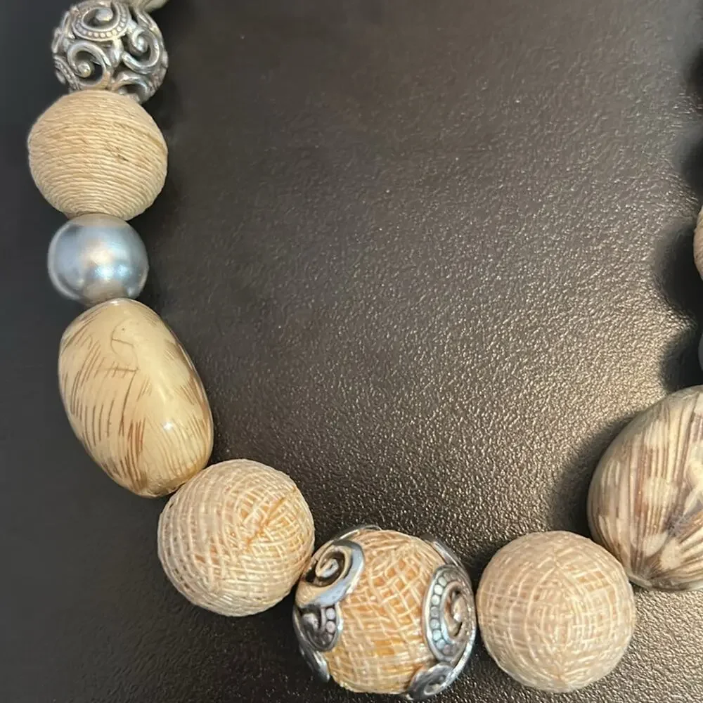 Brighton Natural Instinct Necklace #B78 Long BOHO beaded - Picture 8 of 10